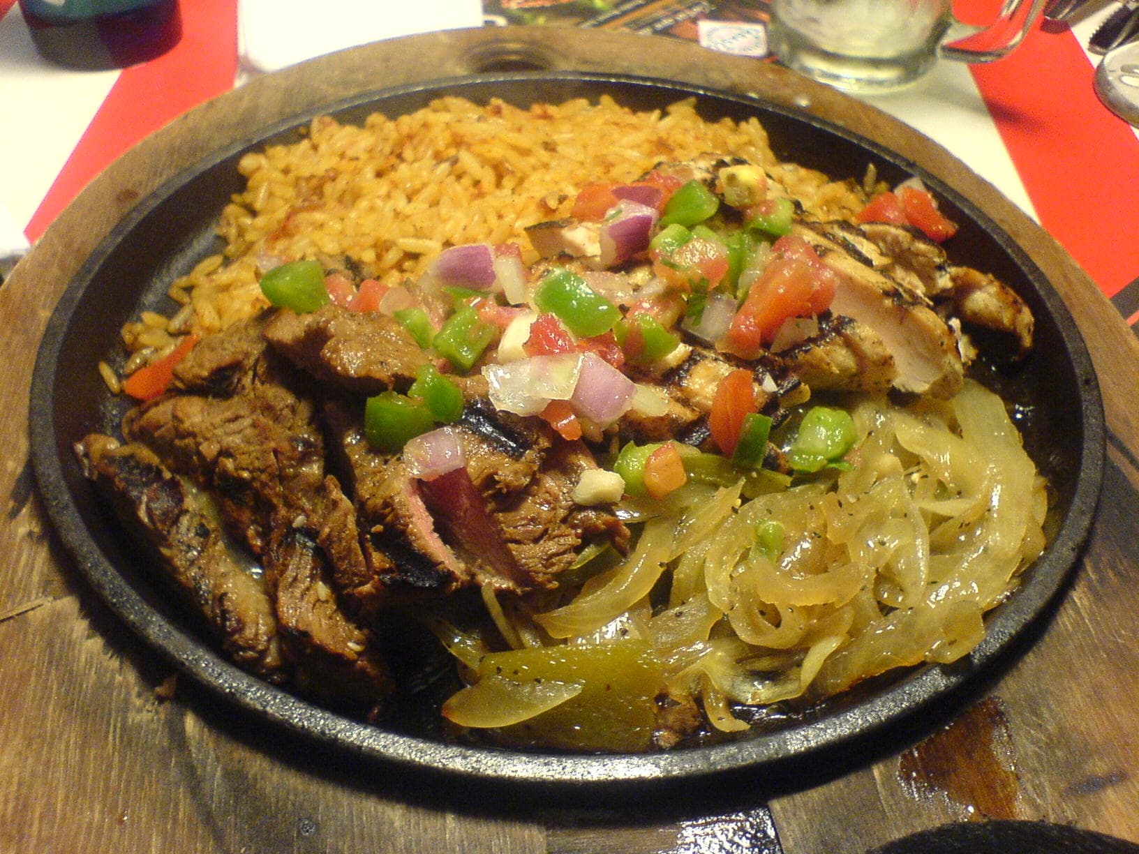 Chicken fajitas